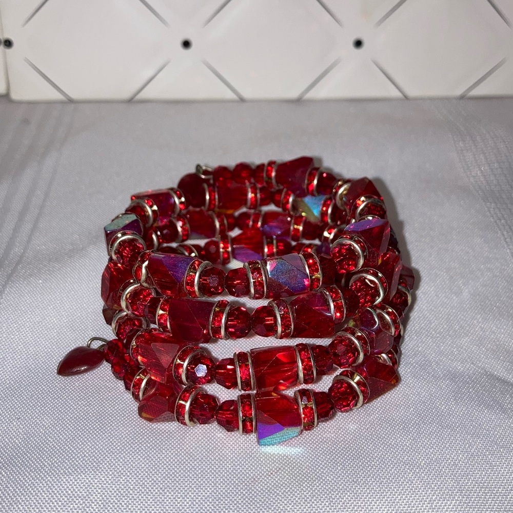 Red beaded Bracelet